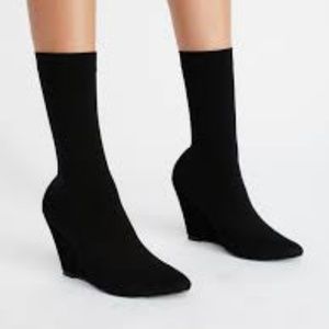 Free People Vegan Luxe Sock Boot - Size 7